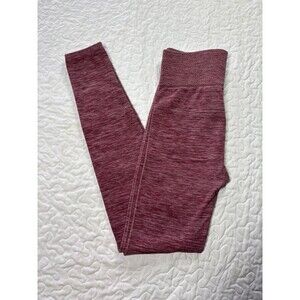Maurice’s Seamless Maroon Luxe High Rise Leggings size s/m